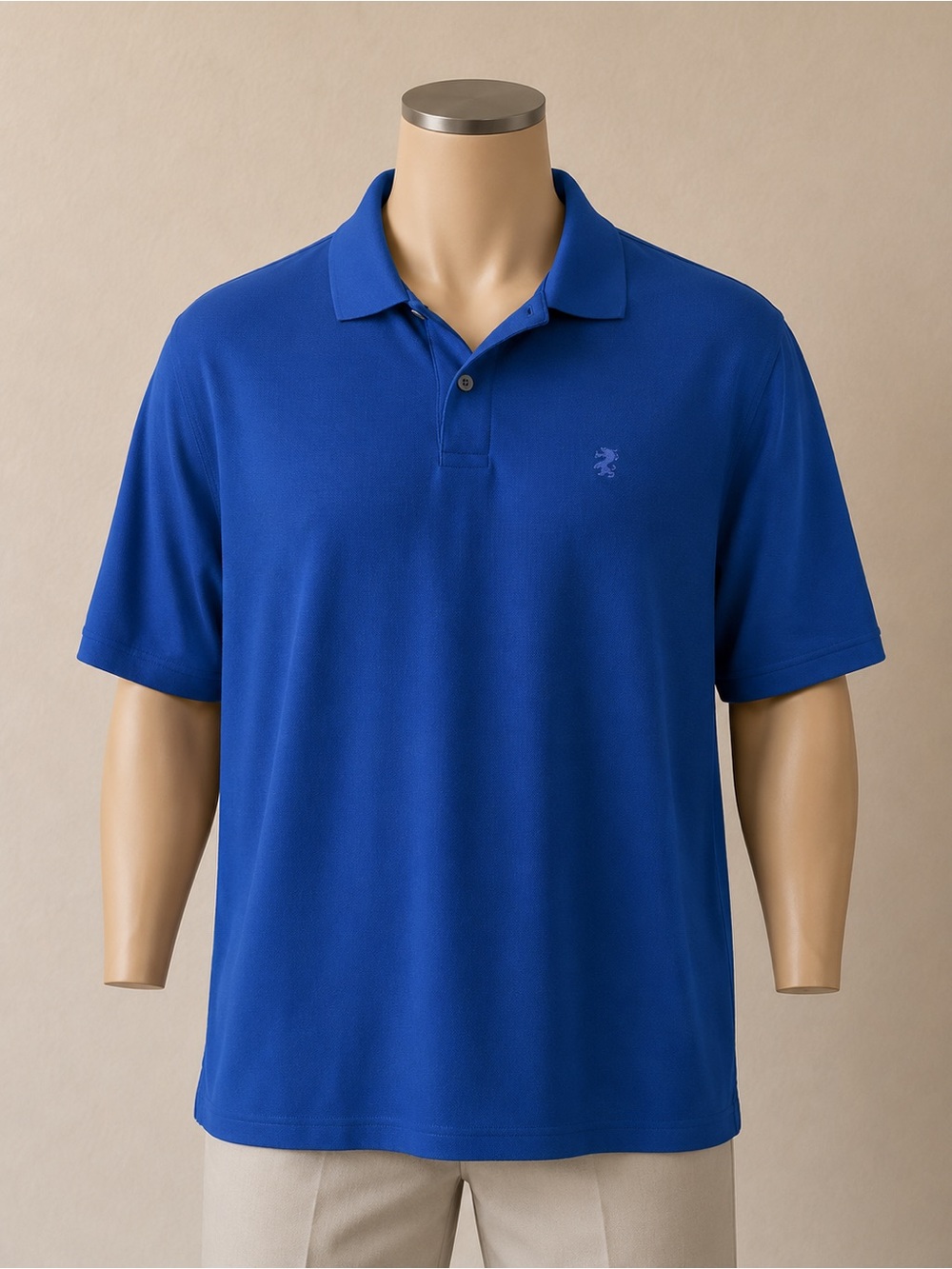 IZOD Golf Polo Men’s 4XLT Blue Performance Short Sleeve Big Tall Shirt